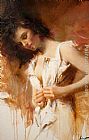 Dress Canvas Paintings - WHITE DRESS